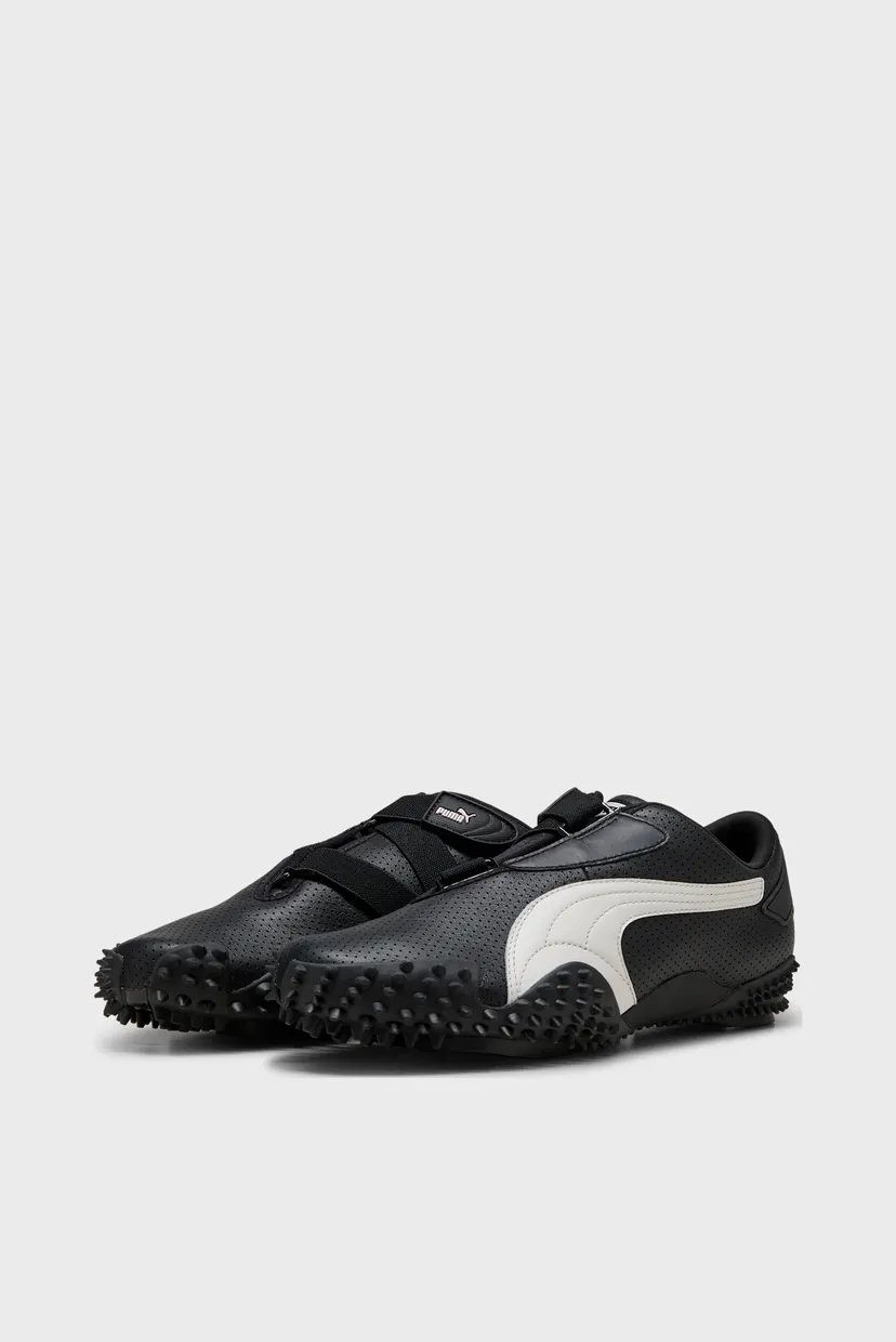 Черные кожаные кроссовки Mostro Performance Sneakers Unisex 3