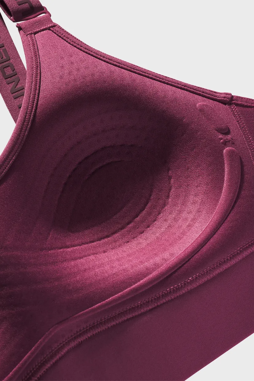 Жіночий рожевий топ UA Infinity Mid 2.0 Bra 4