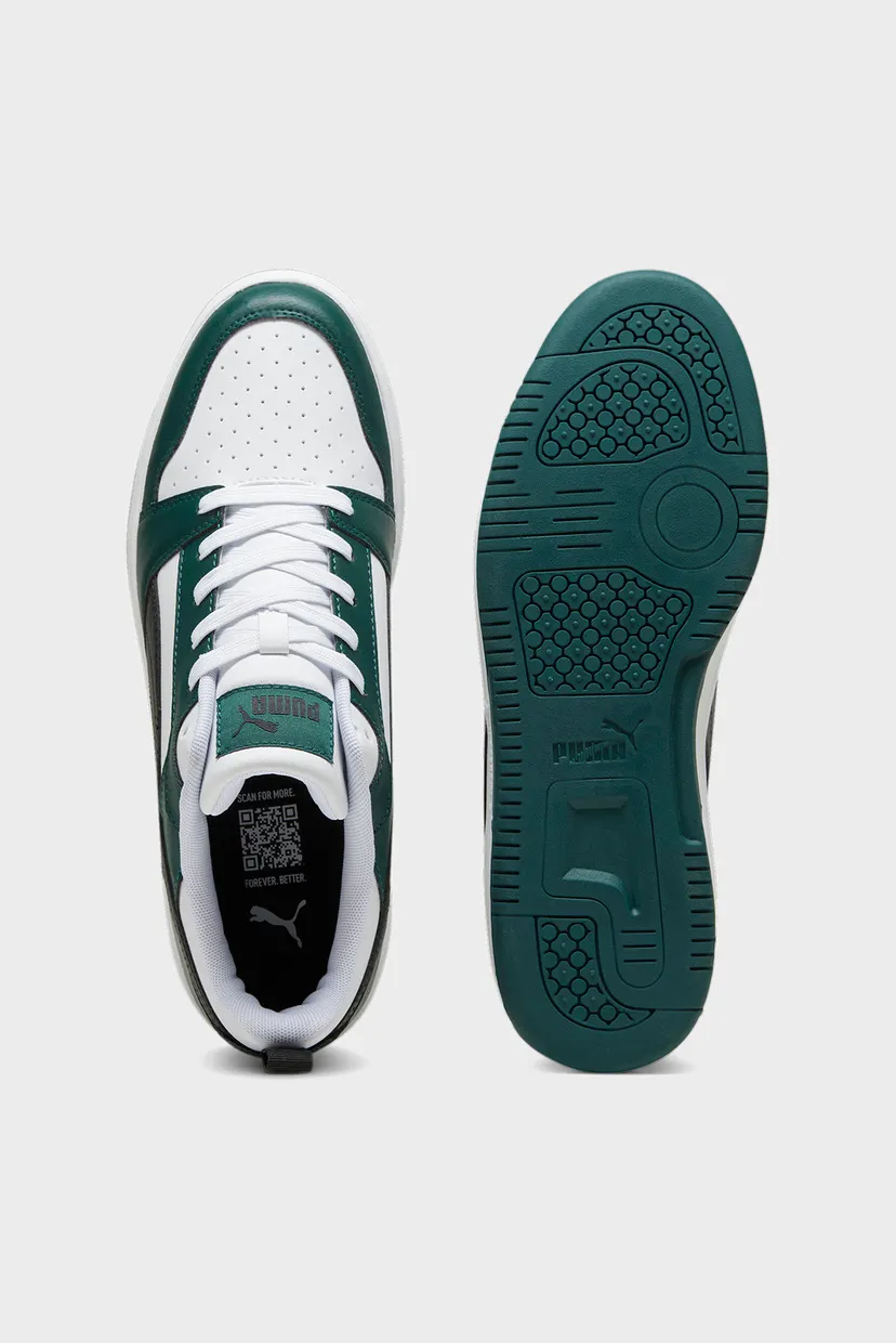 Зелені шкіряні снікерси Rebound V6 Low Sneakers 5