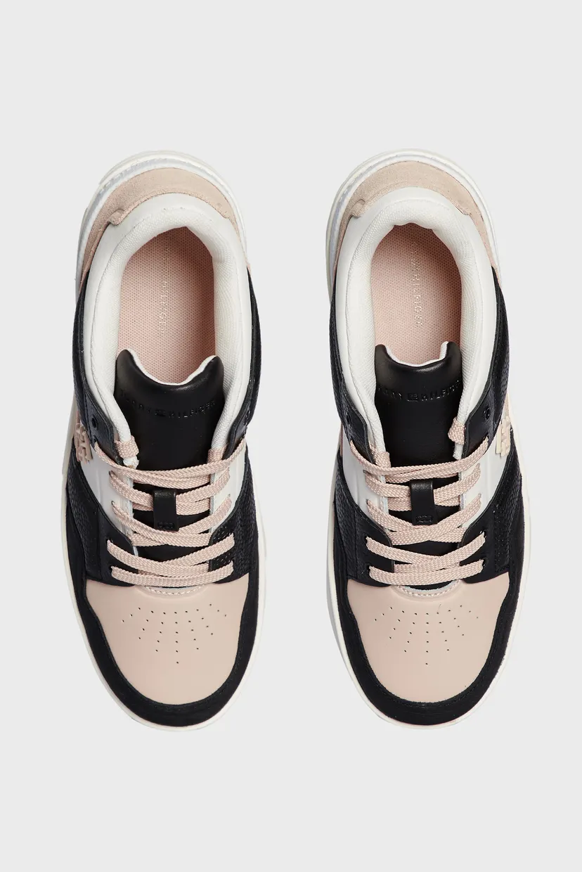 Женские кожаные сникерcы TH PREMIUM LO BASKET SNEAKER 4