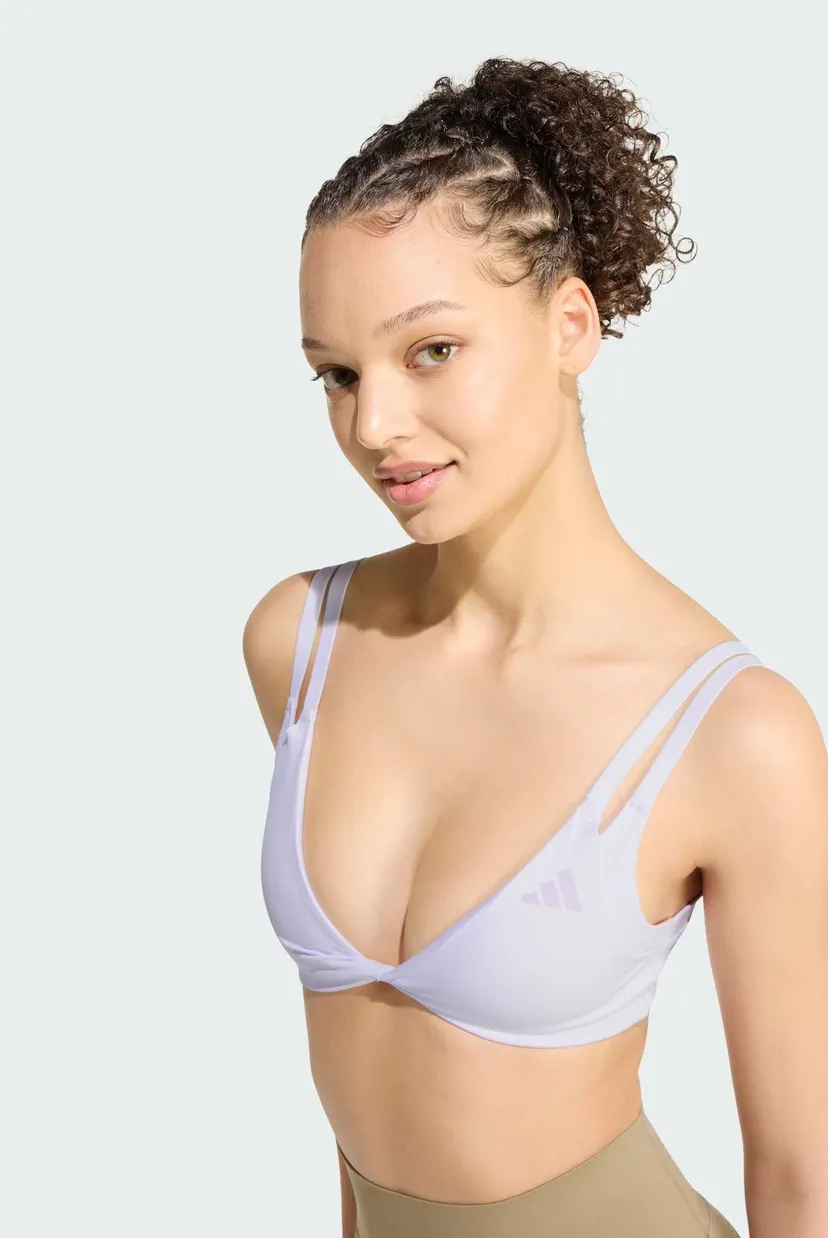 Женский сиреневый топ Optime Workout Twist Reversible Light Support 5