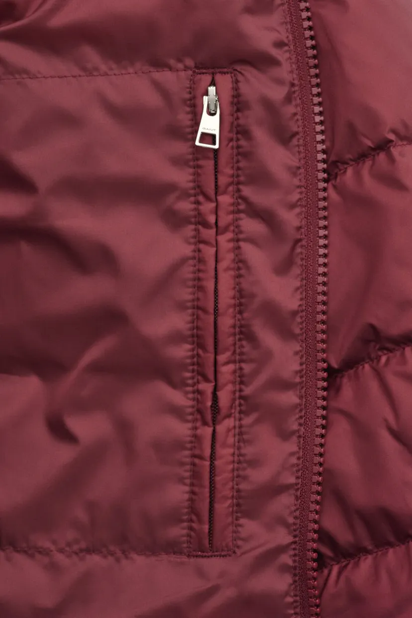 Чоловічий бордовий пуховик LIGHT DOWN JACKET 6
