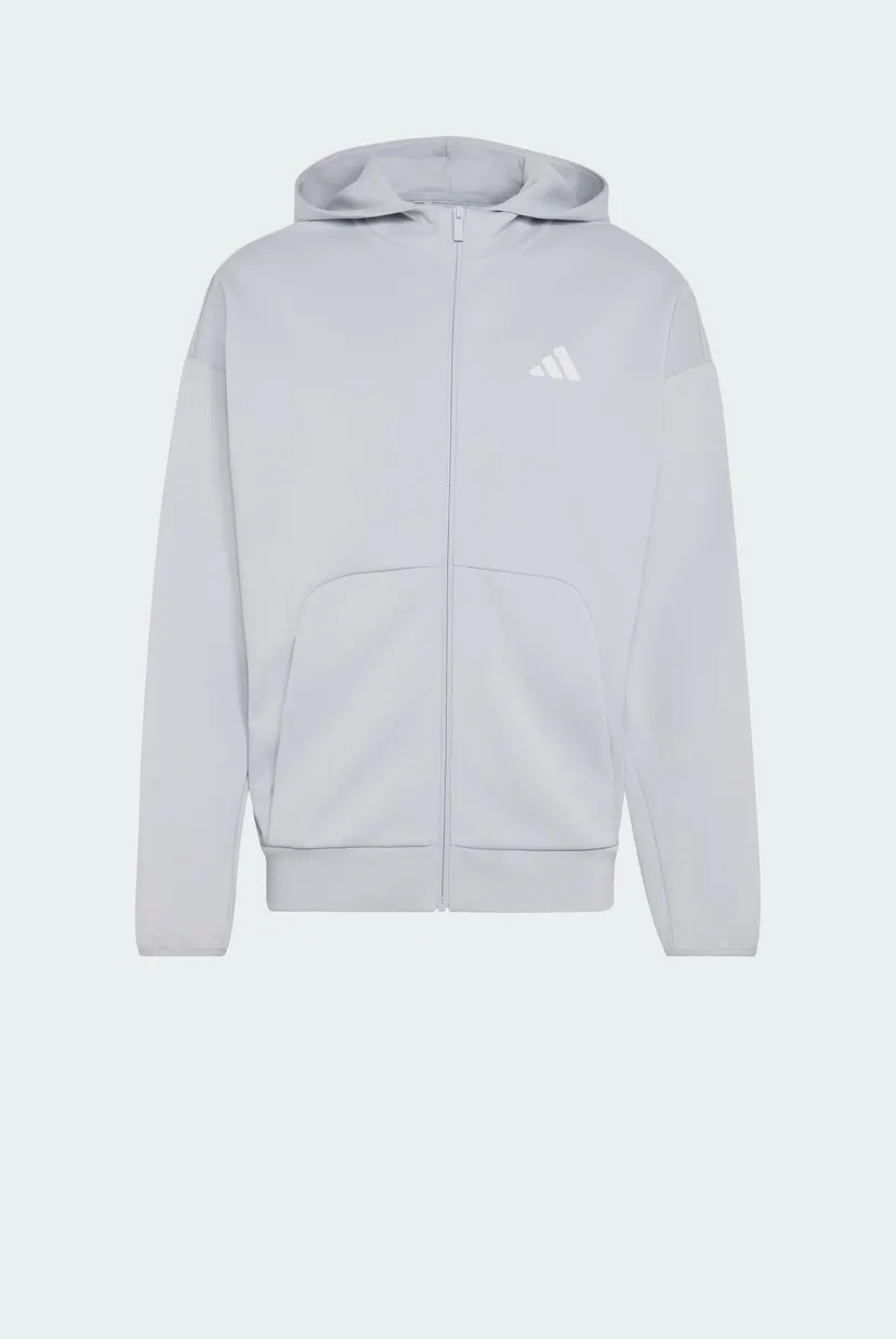 Чоловіче сіре худі Future Icons Small Logo Full-Zip 6