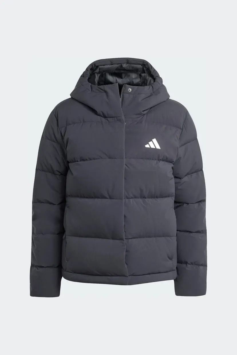 Жіночий чорний пуховик Helionic CLIMAWARM Hooded 6