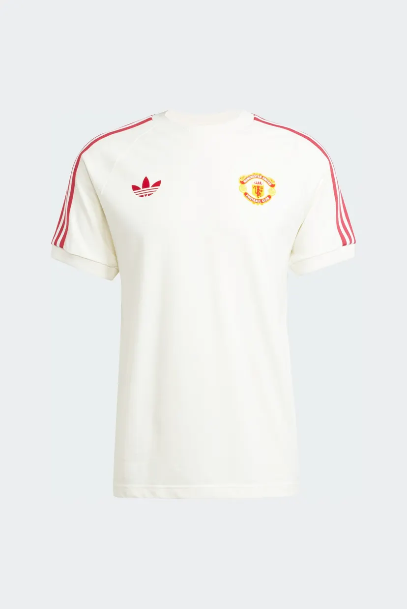 Чоловіча біла футболка Manchester United Adicolor Classics 3-Stripes 6