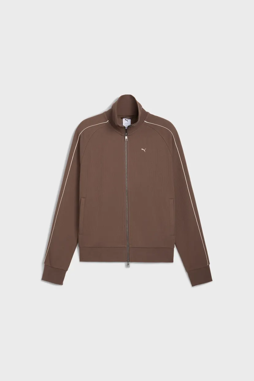 Мужская коричневая спортивная кофта T7 Track Jacket Men 6