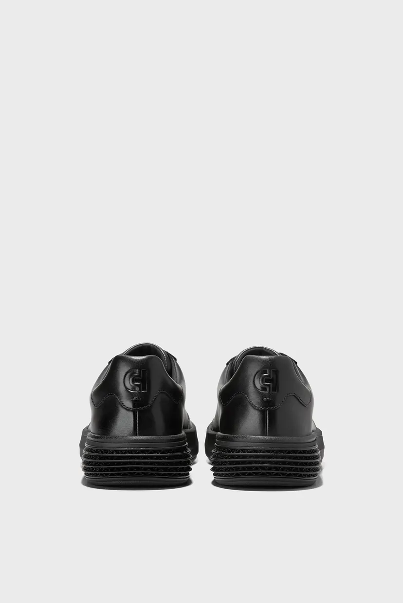Мужские черные кожаные сникерсы GrandPrø Halfcourt SkyWeave™ Sneaker 3