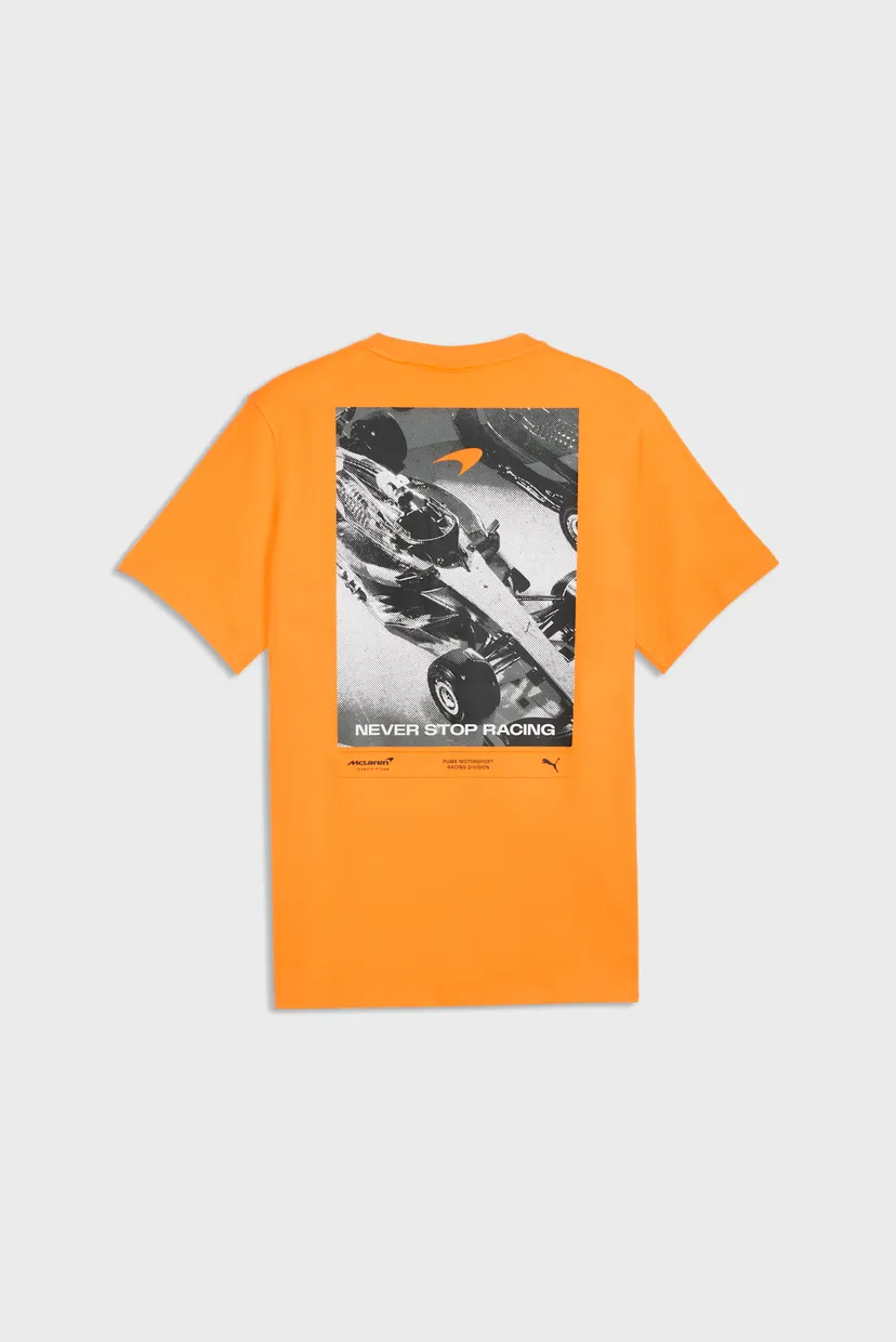 Мужская оранжевая футболка McLAREN RACING Graphic Tee Men 5