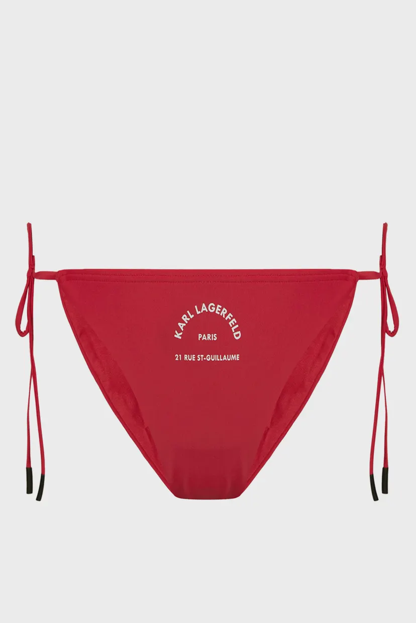 Жіночі малинові трусики від купальника STRING BIKINI BOTTOMS W/ LOGO 5