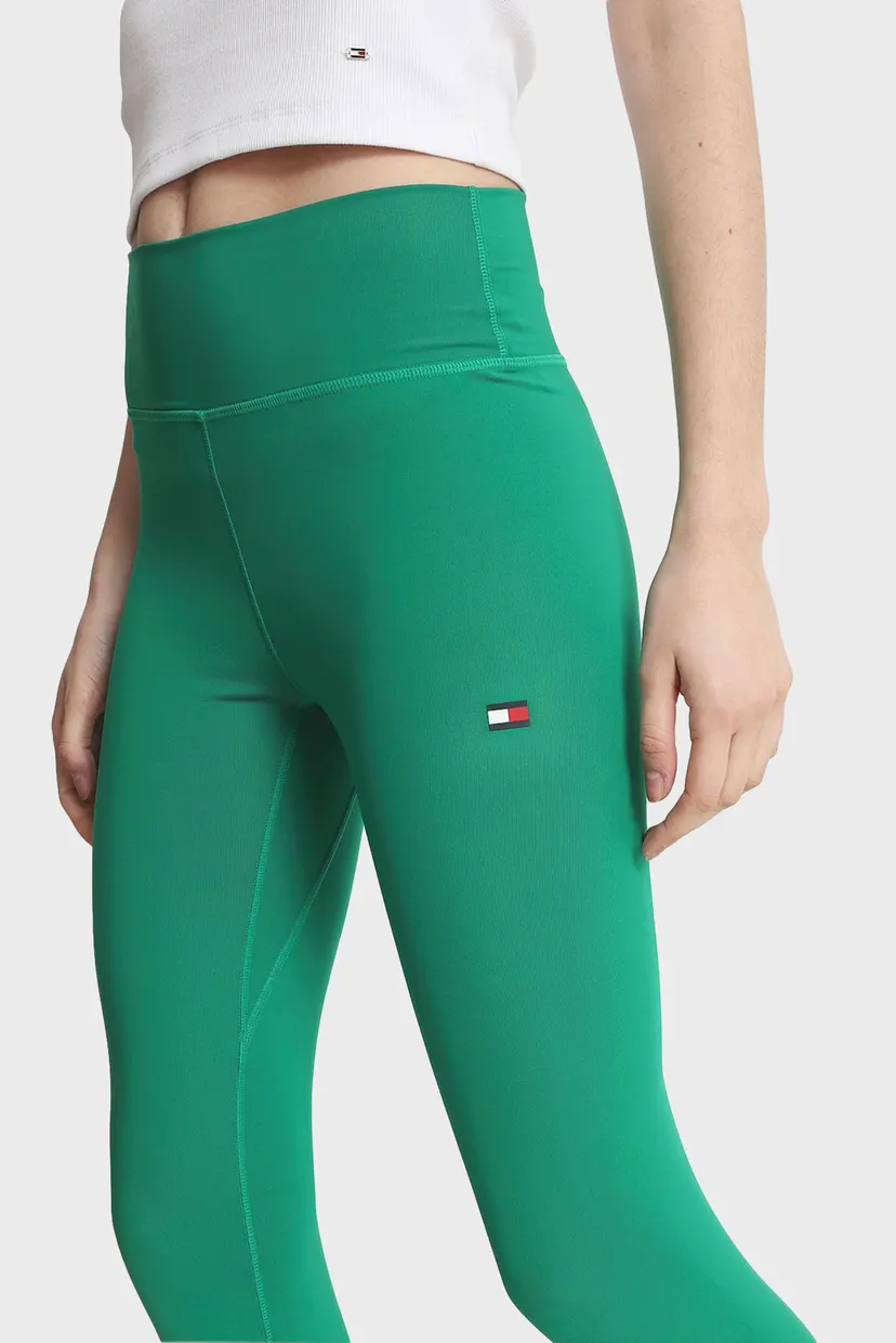 Жіночі зелені легінси ESSENTIALS RW FLAG LEGGING 7/8 4