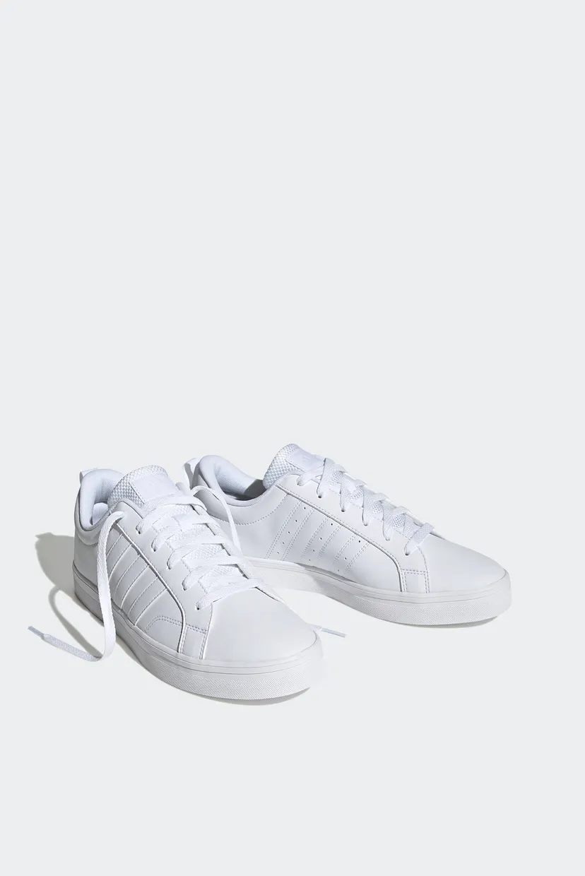 Мужские белые сникерсы VS Pace 2.0 3-Stripes Branding Synthetic Nubuck 4