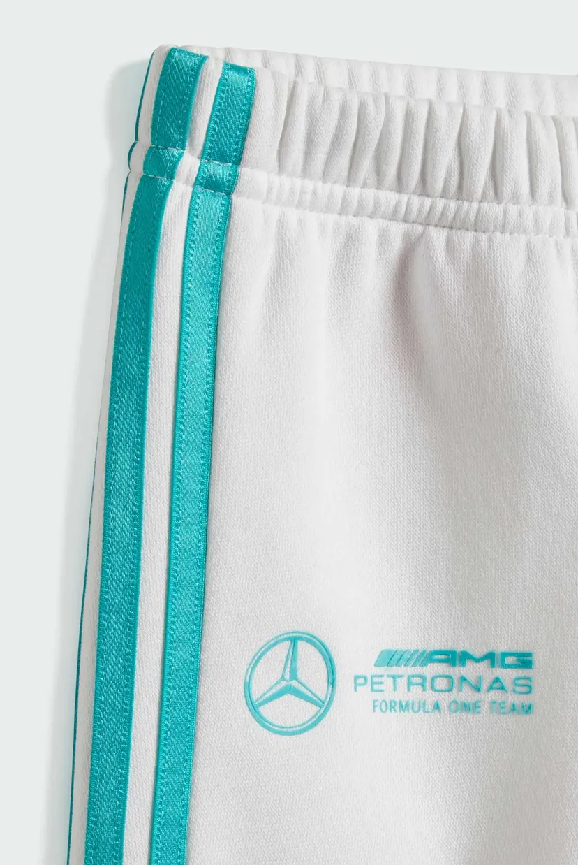 Дитячий білий спортивний костюм (худі, штани) MERCEDES - AMG PETRONAS FORMULA ONE TEAM DNA BABY 4