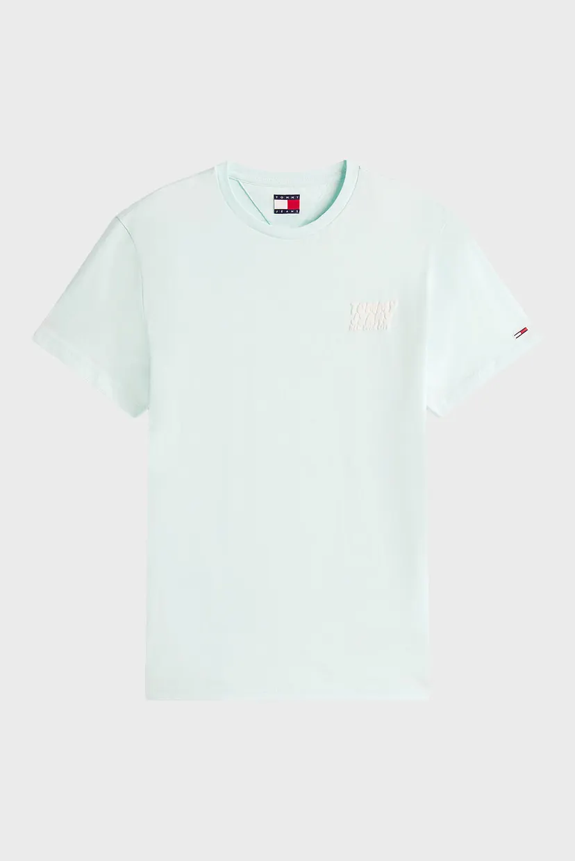 Мужская мятная футболка TJM SLIM BUBBLE PRINT 5