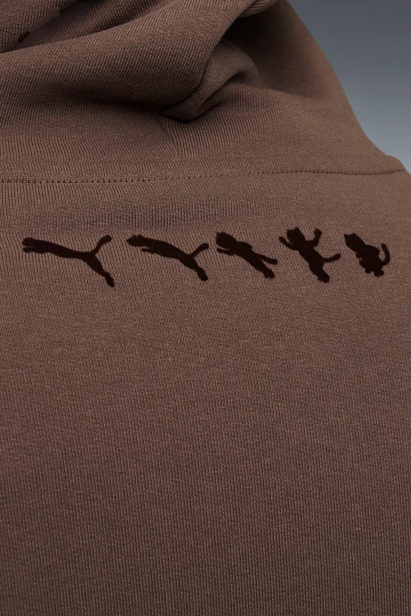 Чоловіче коричневе худі PUMA x RIPNDIP Boxy Tee Hoodie Men 5