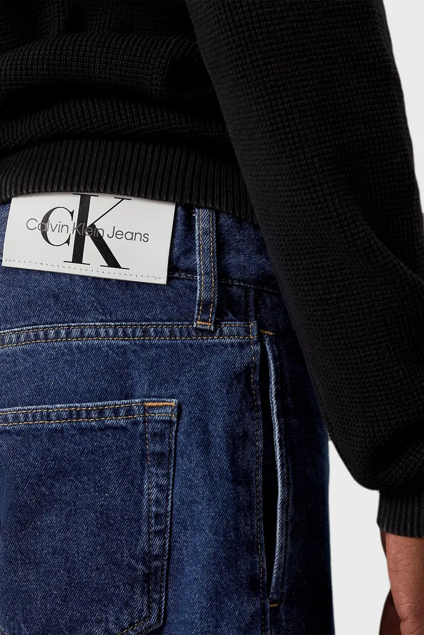 Мужские темно-синие джинсовые шорты TAILORED DENIM 5