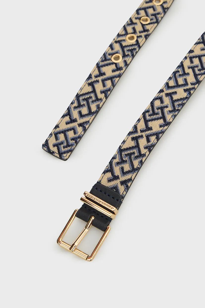 Женский ремень с узором SQUARE 2.5 JACQUARD 3