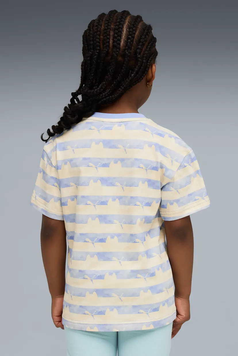 Дитяча футболка у смужку PUMA x GABBY'S DOLLHOUSE Relaxed Printed Tee Kids 3