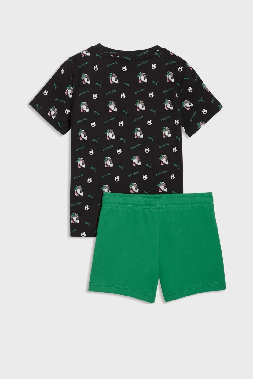 Дитячий комплект одягу з візерунком (футболка, шорти) Super PUMA Printed Tee and Shorts Set Kids 5