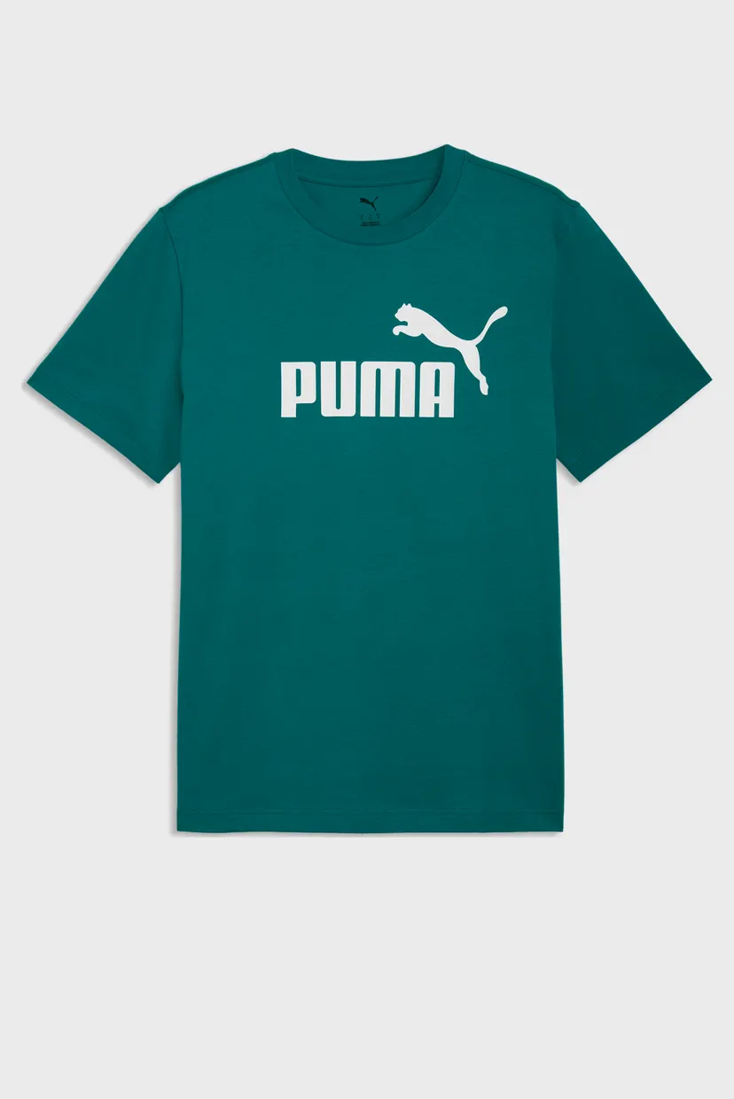 Чоловіча темно-зелена футболка ESS No. 1 Logo Tee Men 4