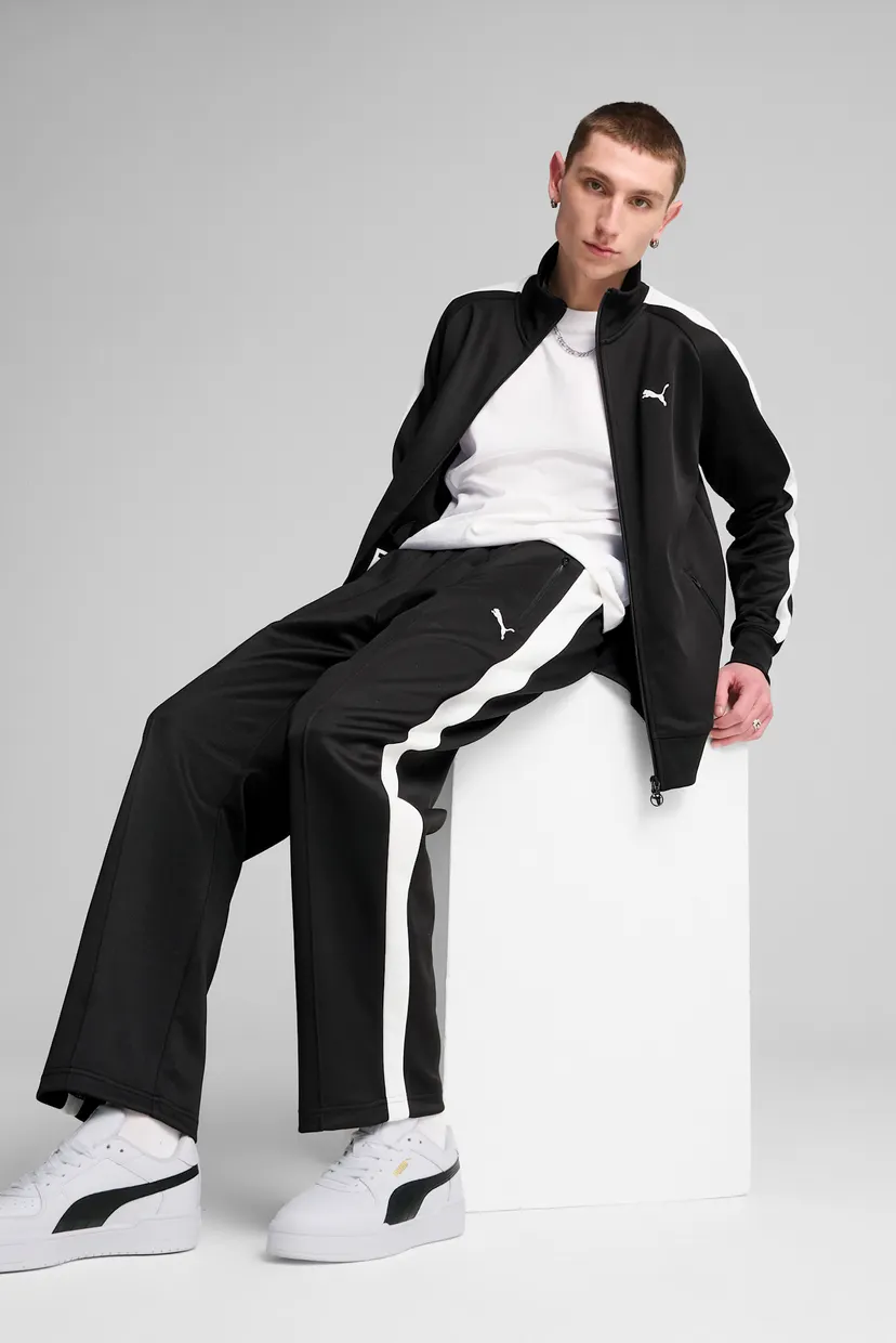 Чоловіча чорна спортивна кофта T7 ALWAYS ON Track Jacket Men PUMA