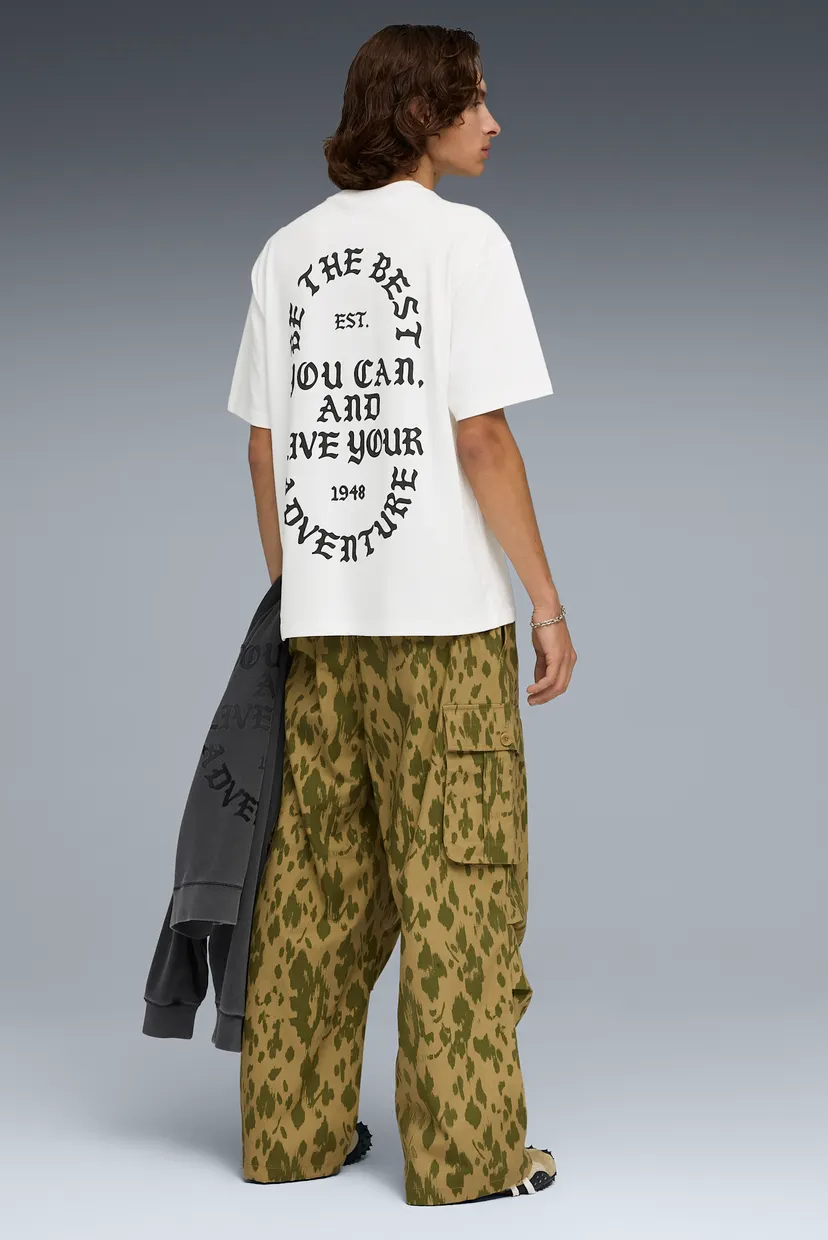 Мужская белая футболка PUMA.NOW Tee Men 3