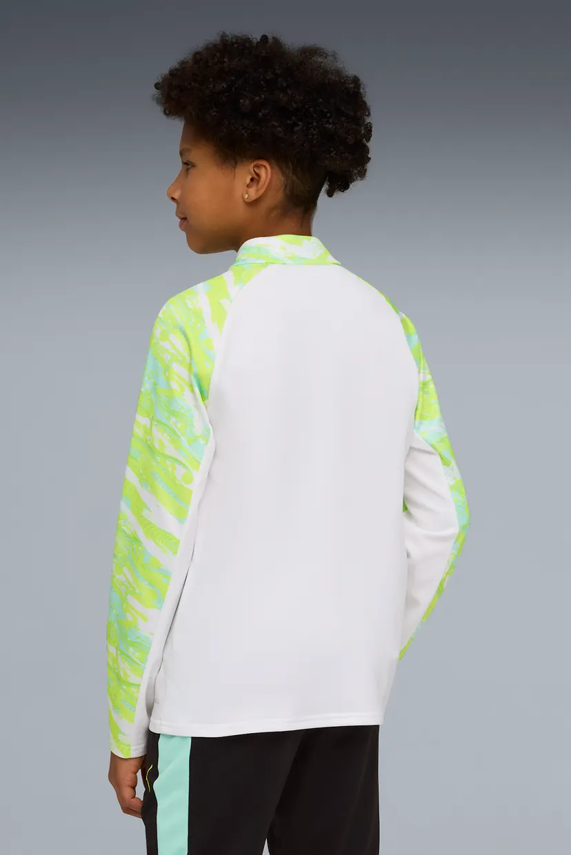 Дитячий білий лонгслів Neymar Jr. Creativity Quarter-Zip Track Jacket Youth 3