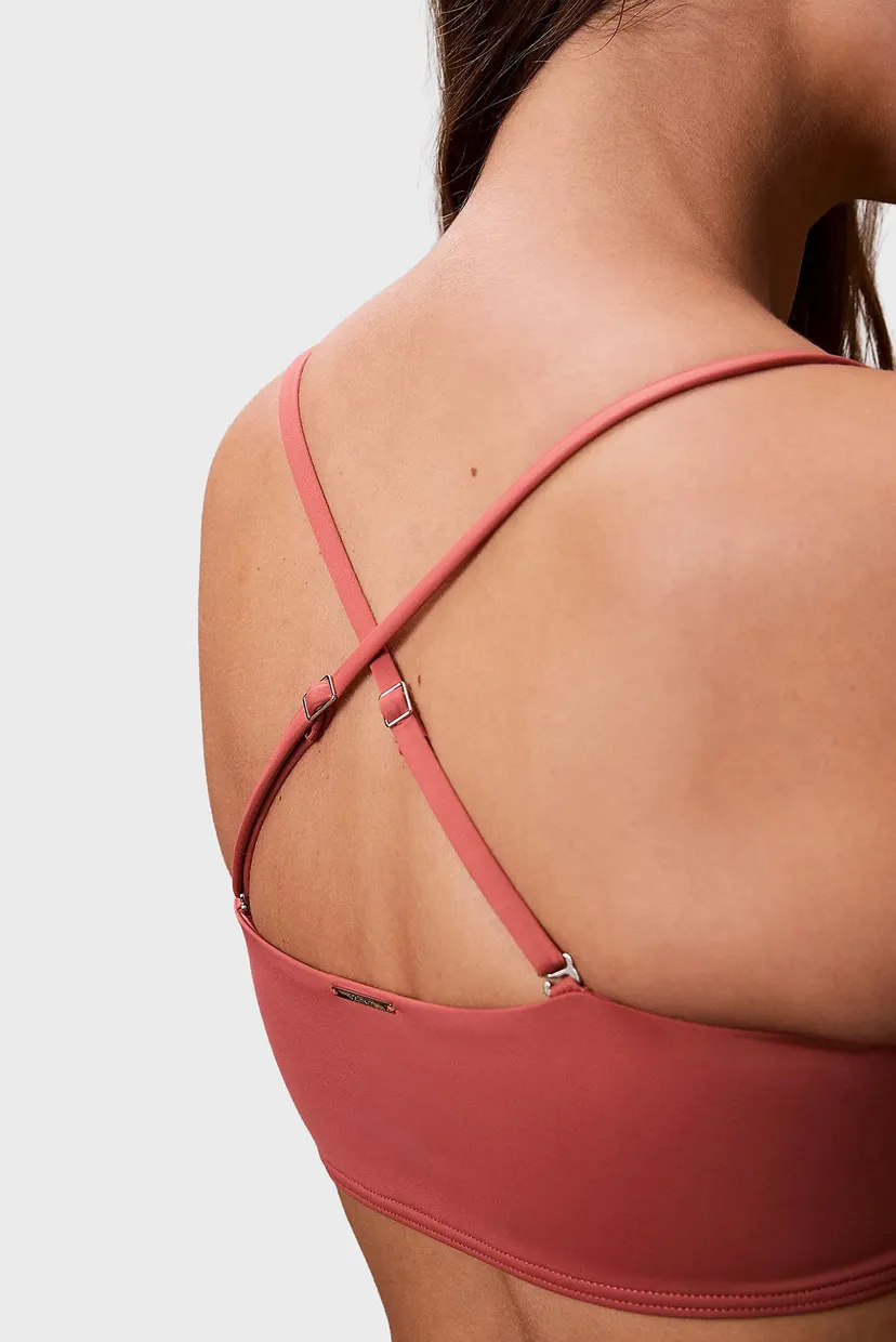 Женский коралловый лиф от купальника BANDEAU- RP 5