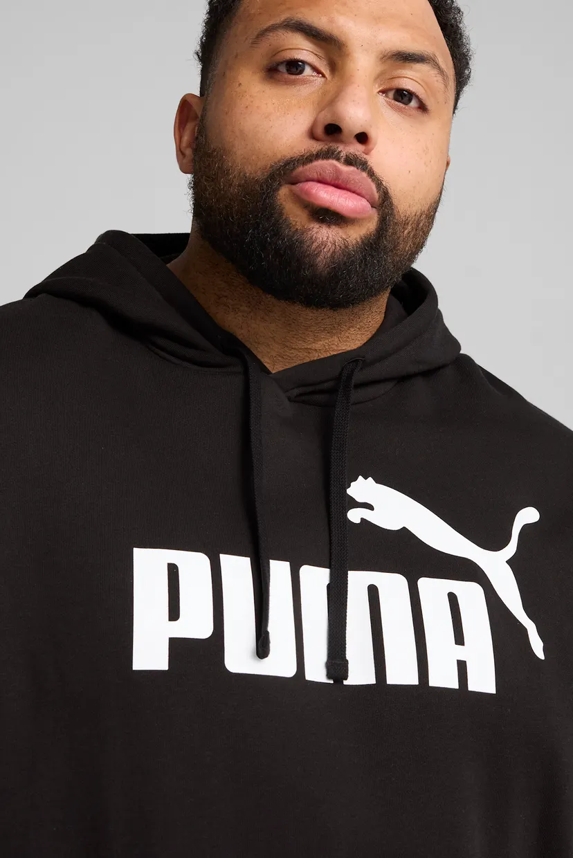 Чоловіче чорне худі Essentials No. 1 Logo Hoodie Men 5