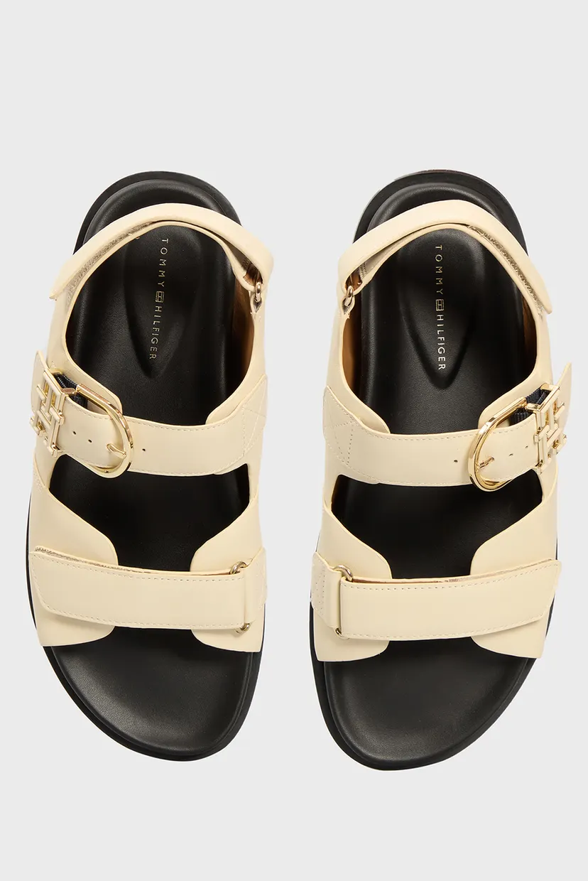 Жіночі бежеві шкіряні сандалі LEATHER SPORTY SANDAL 5