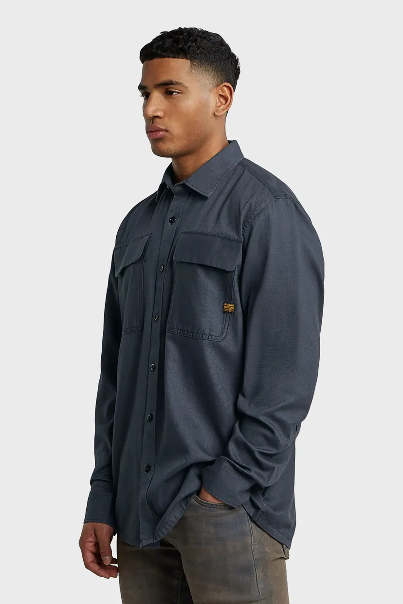 Чоловіча темно-синя сорочка CPO Regular Shirt l/s 3
