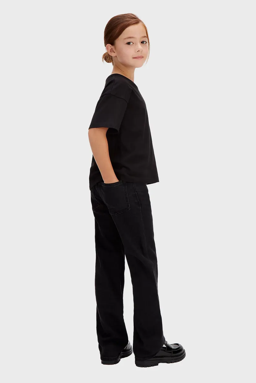 Детские черные джинсы WASHED 3