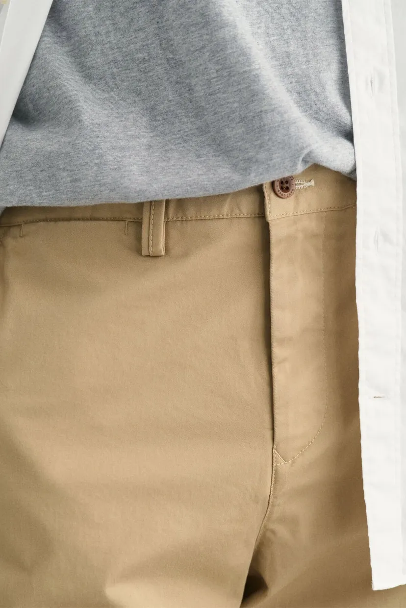 Мужские бежевые чиносы REGULAR TWILL CHINOS 4