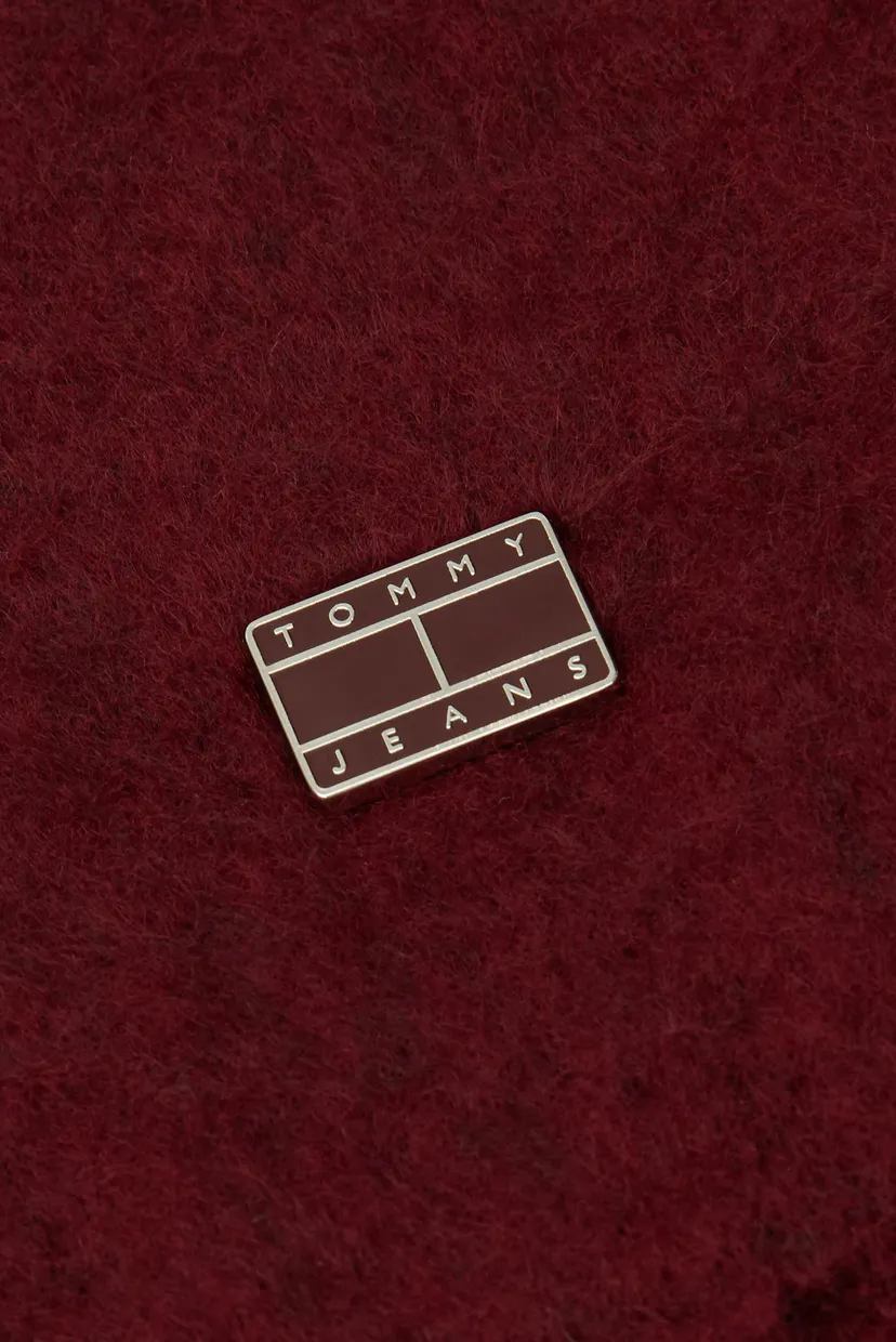 Женский бордовый шарф TJW CITY BOLD 4