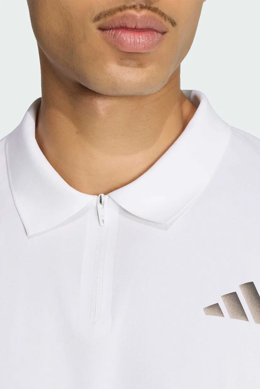 Мужское белое поло TENNIS CLIMACOOL + FREELIFT PRO 4
