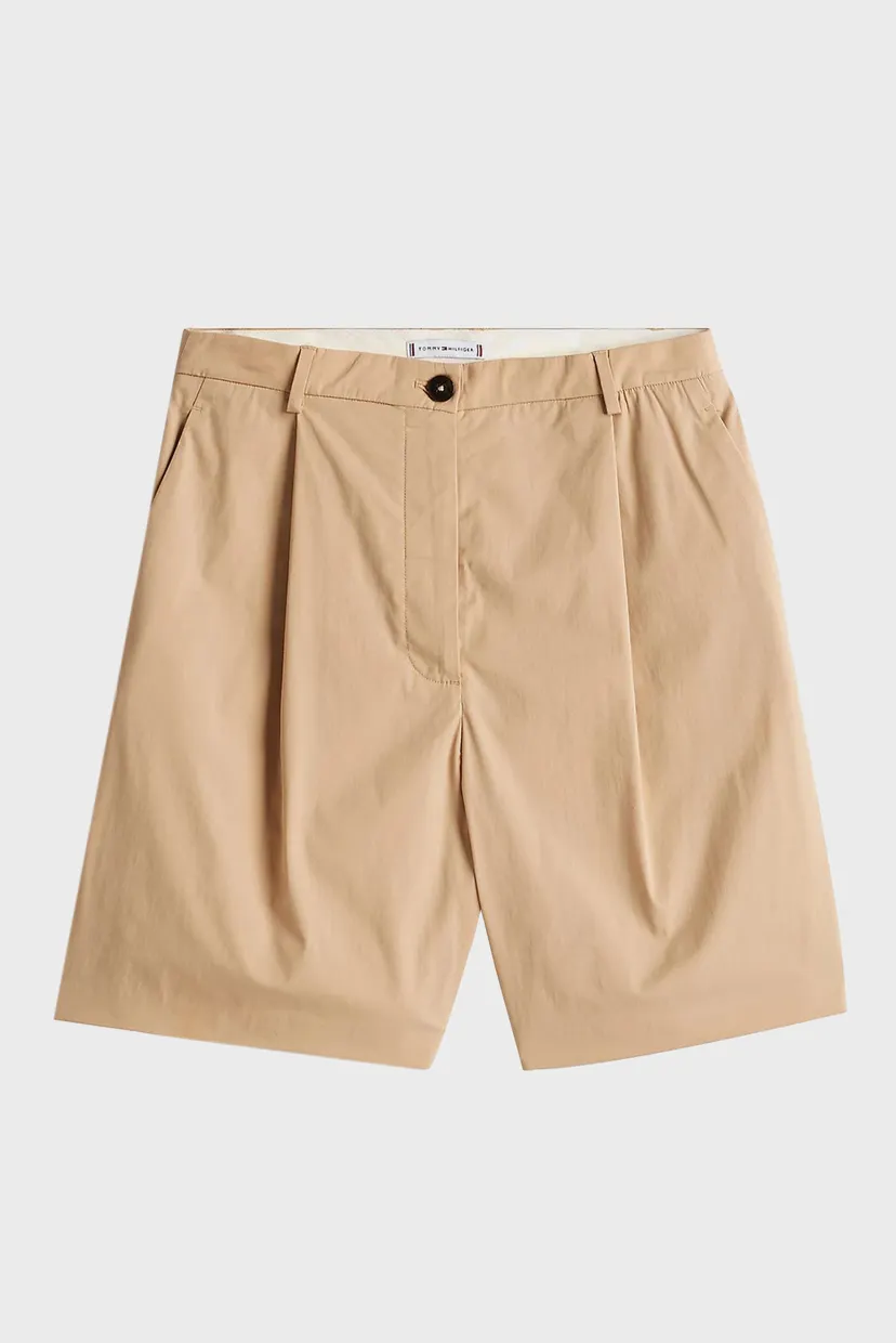 Жіночі бежеві шорти LIGHT CO PLEATED 5