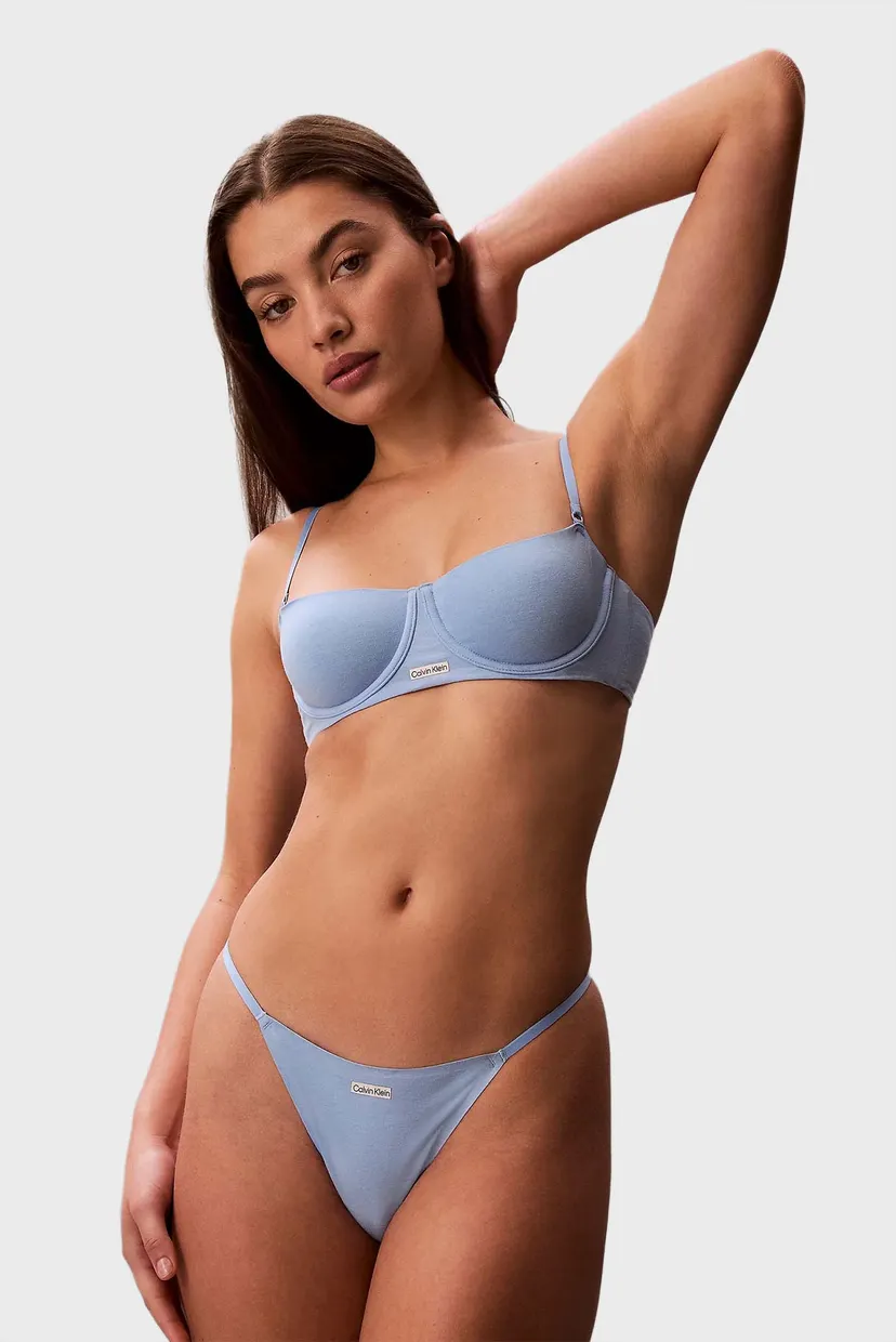 Женские голубые трусики STRING THONG 7