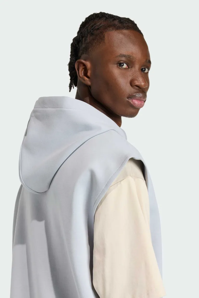Мужской серый жилет SOFT LUX HOODED 5