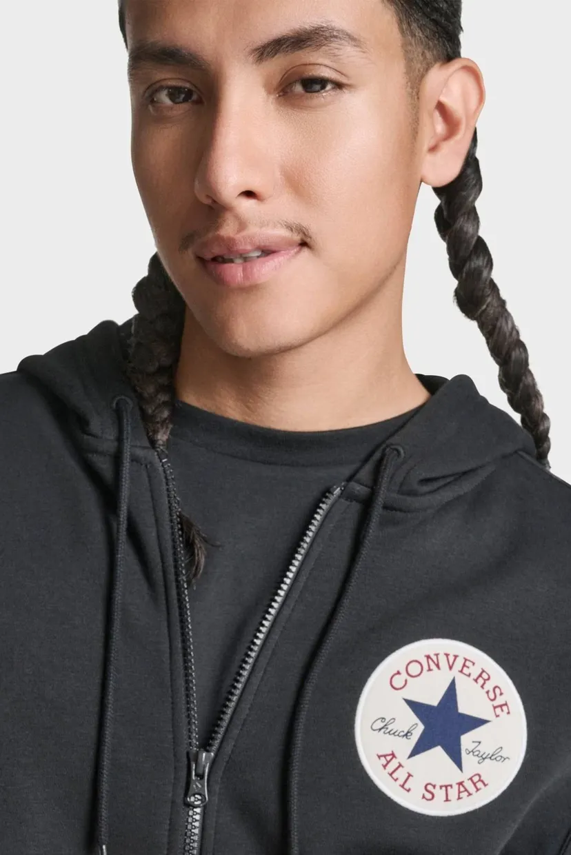 Чоловіче чорне худі CHUCK FLEECE STANDARD 5
