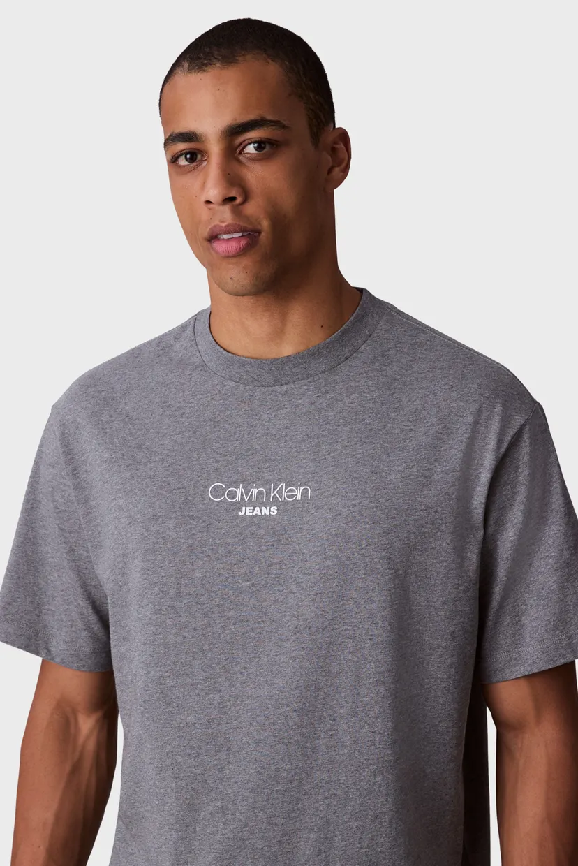 Мужская серая футболка SS 16S RLXD FIT CKJ GRAPHIC 4