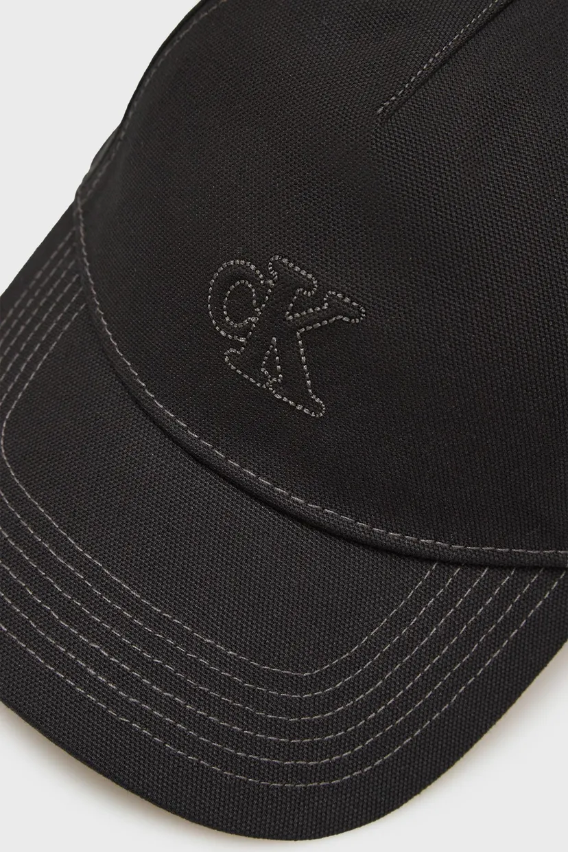 Женская черная кепка CANVAS MONOGRAM STIT 3