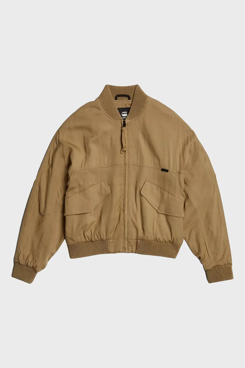 Жіночий бежевий бомбер Everyday Bomber Overshirt 5