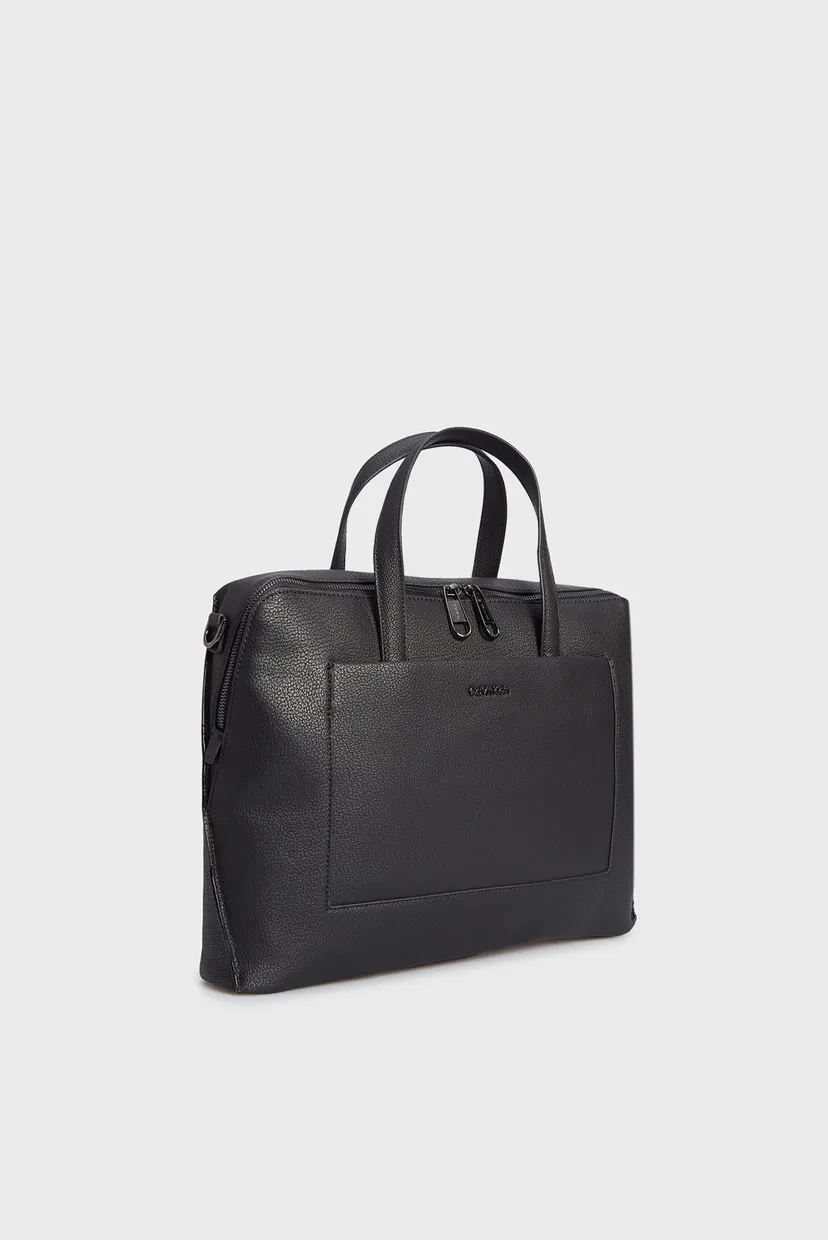 Чоловіча чорна сумка для ноутбука CK DIAGONAL LAPTOP BAG 3