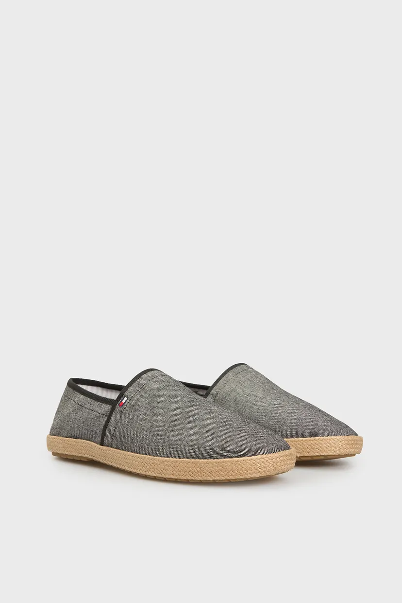 Чоловічі темно-сірі еспадрилі HILFIGER CHAMBRAY ESPADRILLE 3