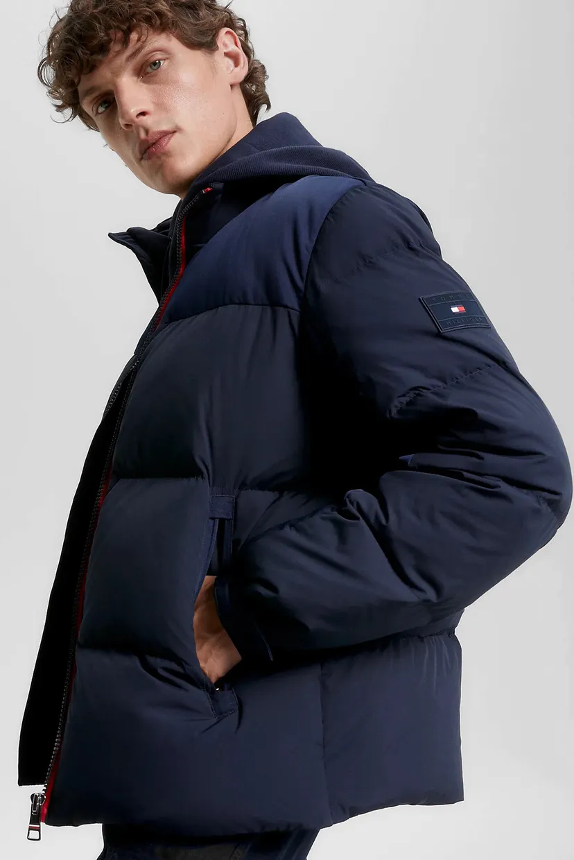 Чоловічий темно-синій пуховик NEW YORK DOWN PUFFER JACKET 4