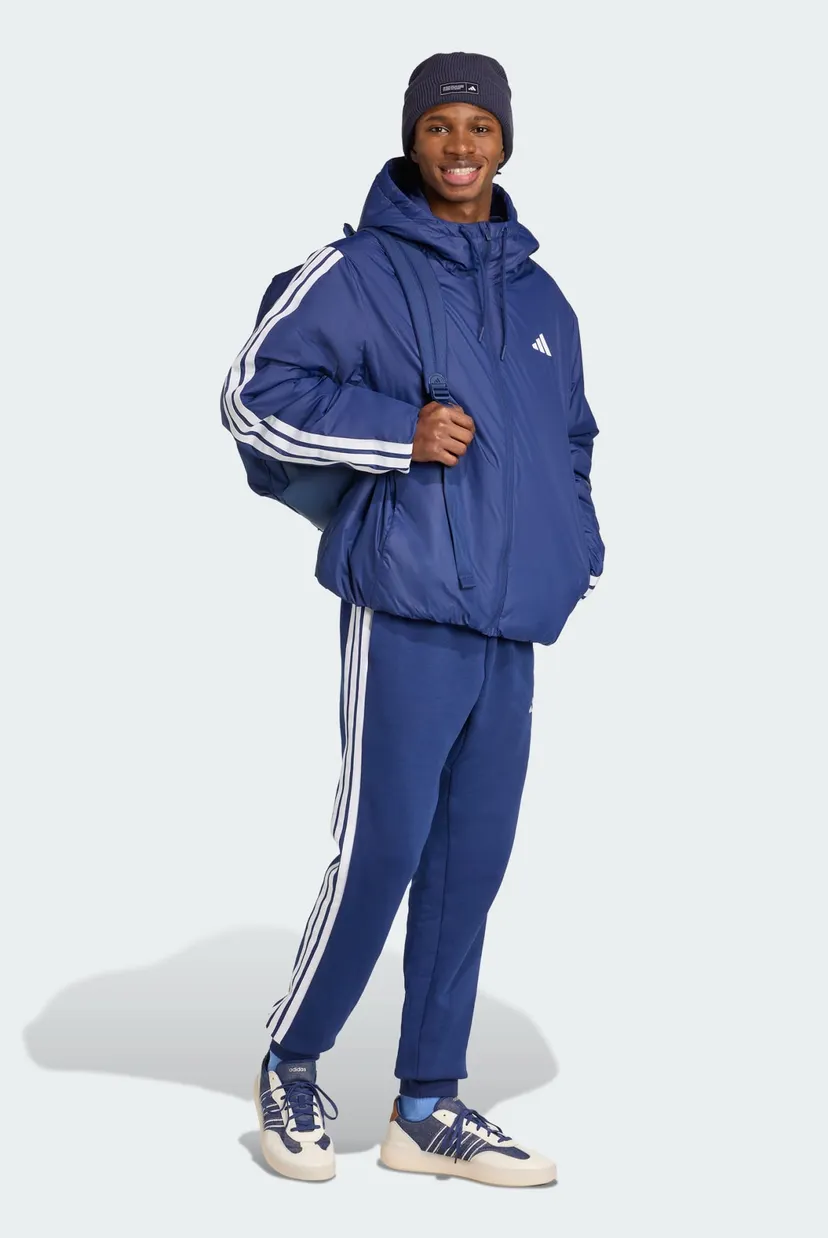 Мужская синяя куртка Essentials CLIMAWARM 3-Stripes Insulated