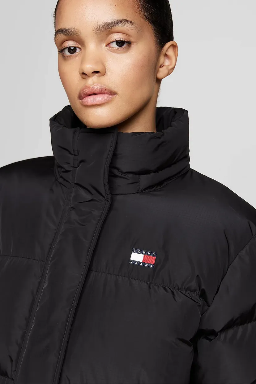Жіночий чорний пуховик TJW ALASKA LONG PUFFER EXT 3