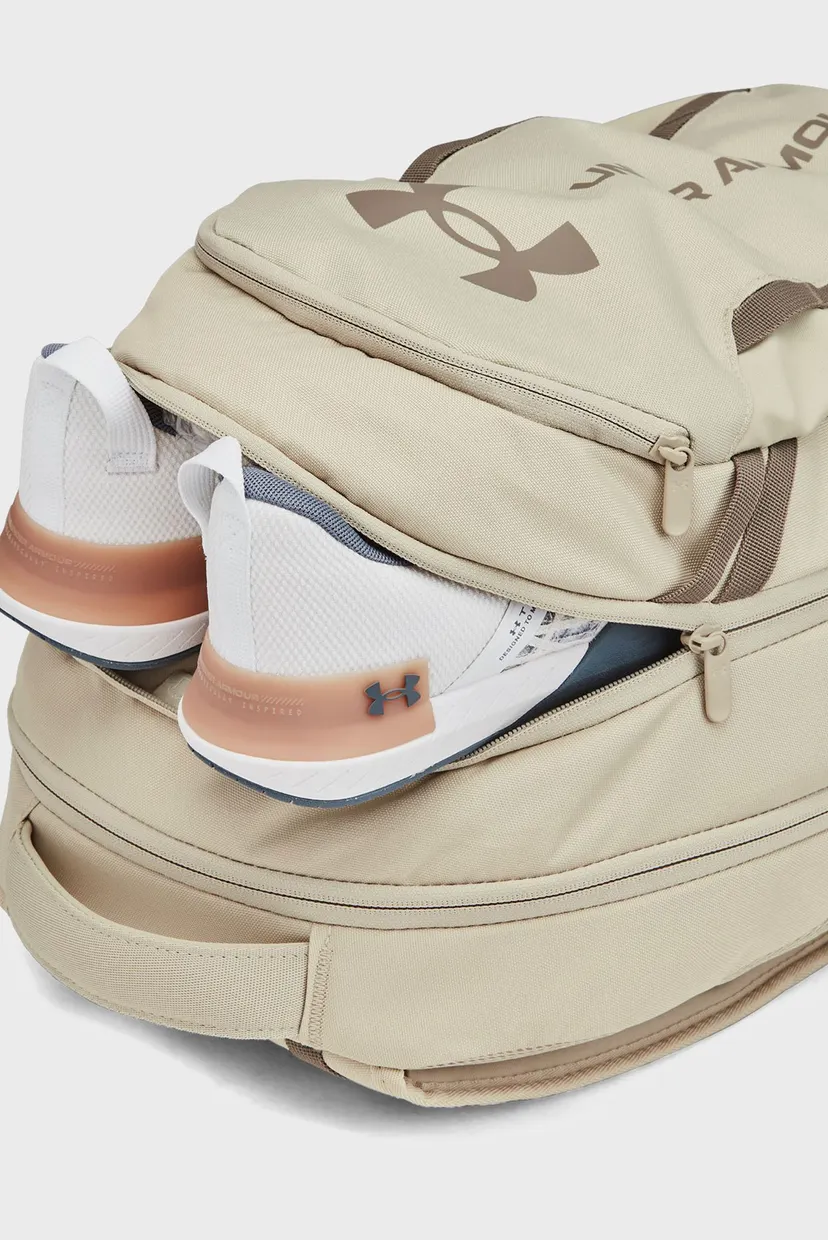 Бежевий рюкзак UA Hustle 6.0 Backpack 6