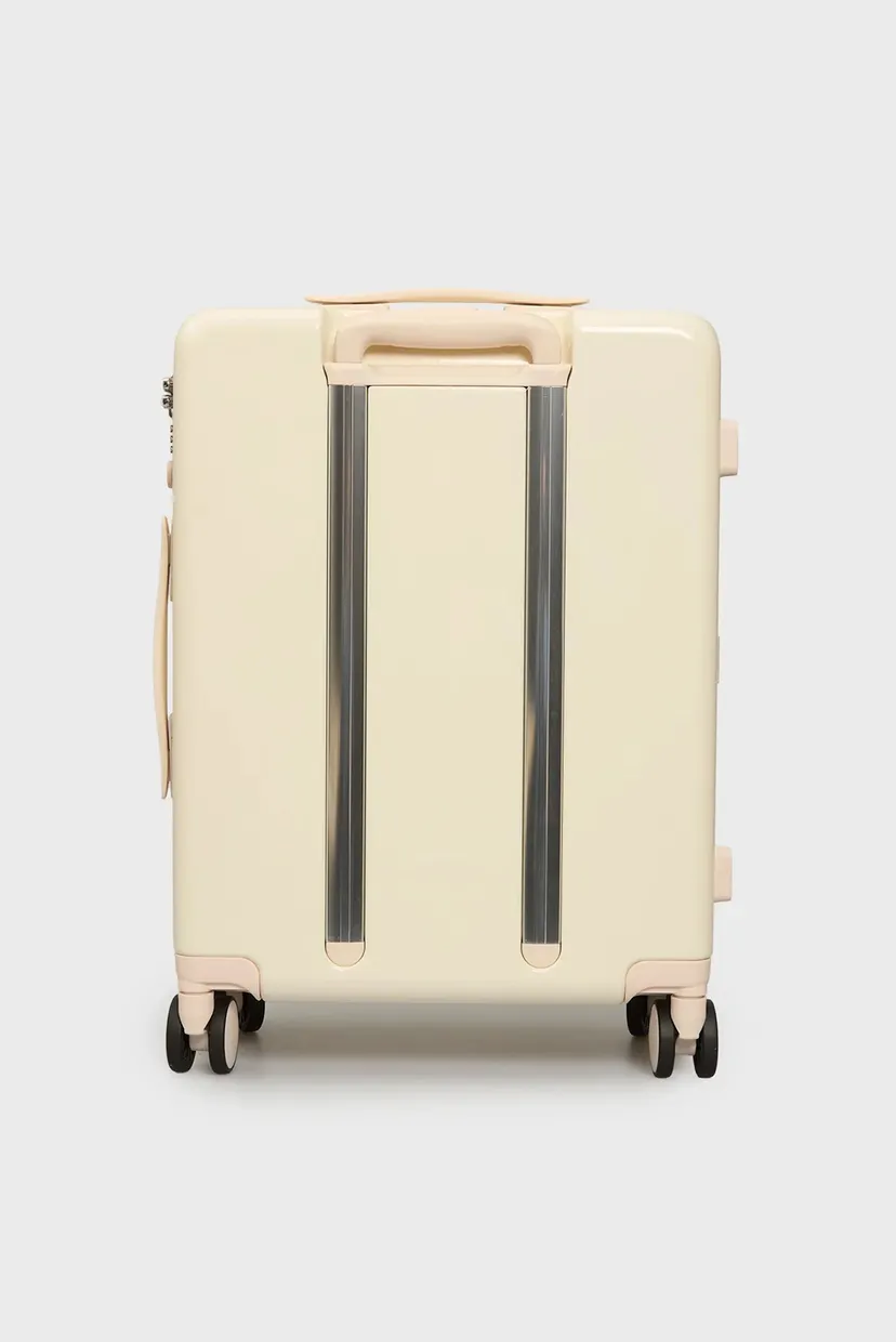 Женский белый чемодан 55 см TRAVEL CABIN CASE 4
