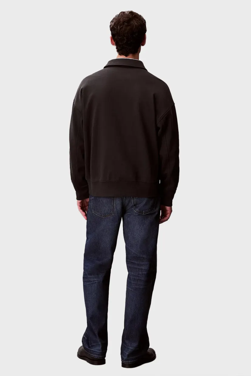 Чоловічий чорний кардиган LS WAFFLE-LINED PREMIUM SHIRT JA 4