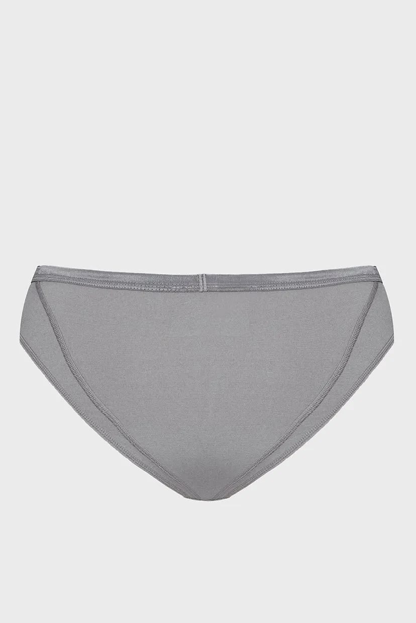 Жіночі сірі трусики HIGH LEG TANGA 6